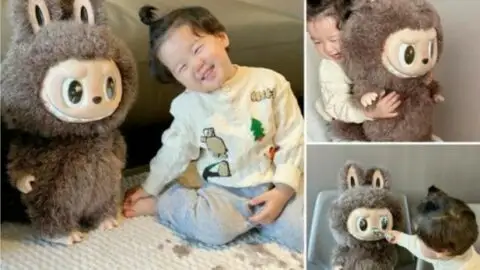 Baby and His Doll Labubu: The Heartwarming Pair Captivating the Online World