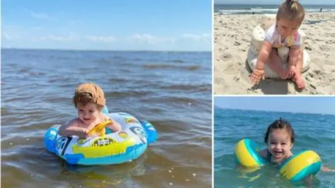 Baby’s First Dip in the Ocean: A Day Full of Delight