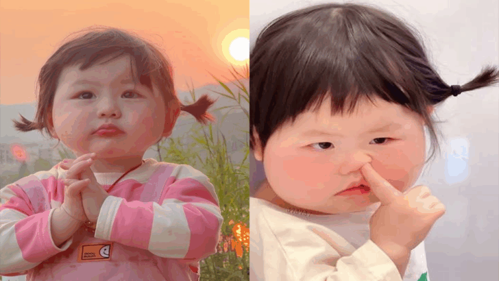 From Diapers to Laughs: The Internet’s Craze Over Adorable Baby Expressions!