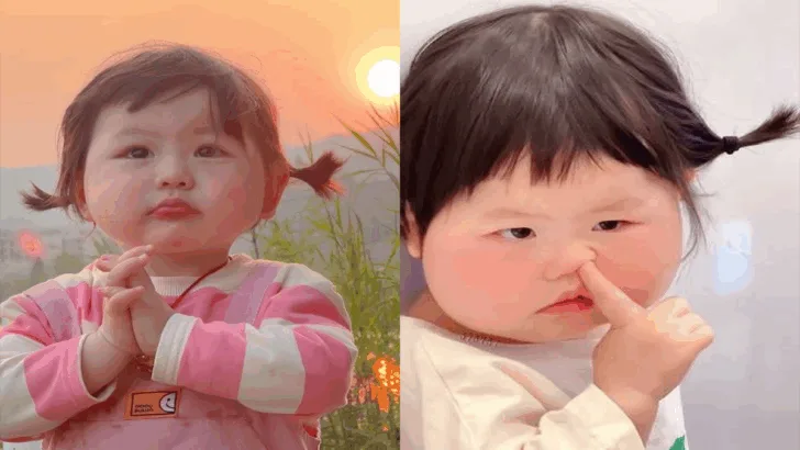 From Diapers to Laughs: The Internet’s Craze Over Adorable Baby Expressions!
