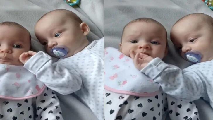 A Heartfelt Encounter: The Touching Moment Twin Sister and Brother Meet for the First Time
