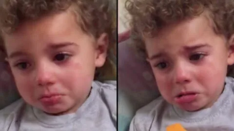 Mom Discovers Toddler in Tears and Is Stunned by the Reason Behind the Crying