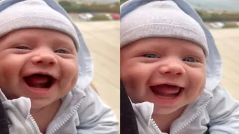 The Baby’s Smiles and Laughter Are Utterly Charming!