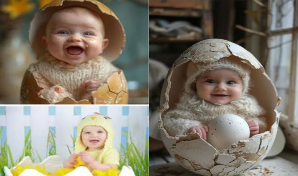 The Sweet Baby in the Eggshell: A Sign of New Life and Pure Innocence