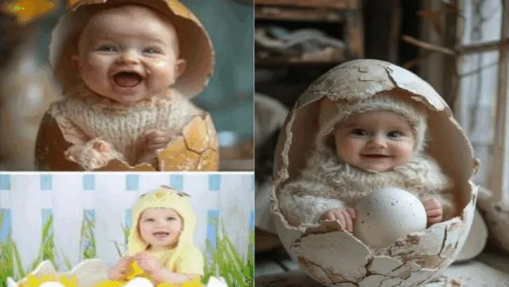 The Sweet Baby in the Eggshell: A Sign of New Life and Pure Innocence