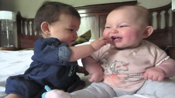 When Two Adorable Cuties Meet: The Sweetest Baby Conversation Ever!