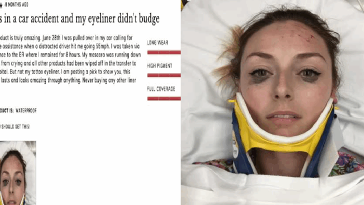 “Hit By a Car, But My Eyeliner Stayed Perfect”: Woman’s Viral Review of Kat Von D Tattoo Liner After 55 MPH Crash
