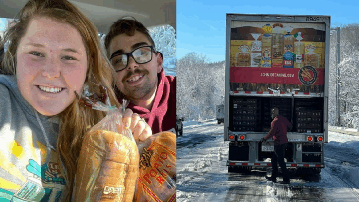 A Heartwarming Act of Kindness: Bakery Truck Aids Stranded Drivers in Virginia