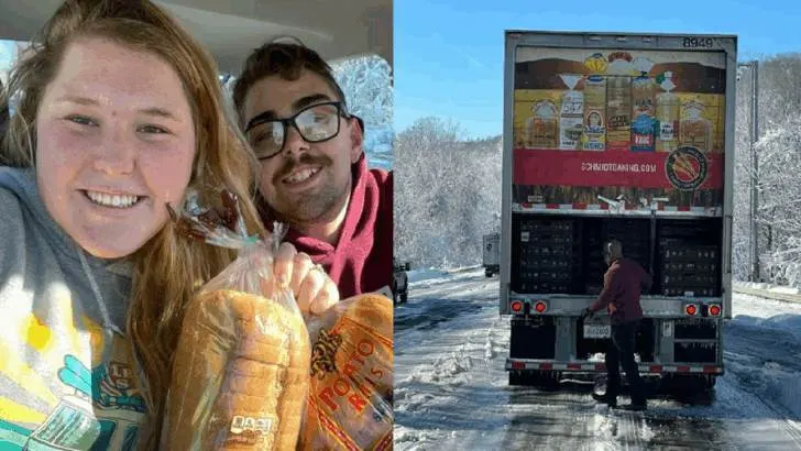 A Heartwarming Act of Kindness: Bakery Truck Aids Stranded Drivers in Virginia