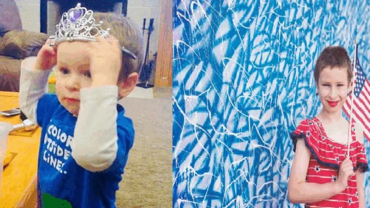 Proud Mom Embraces Her 10-Year-Old Non-Binary Child’s Sparkling Self-Expression