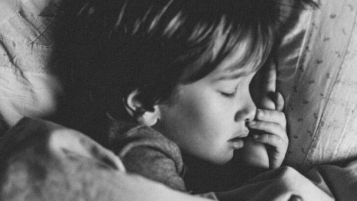 While the child is asleep, the mother expresses her love- “As Big As the Sky: A Quiet Hope That Her Love Was Enough Today”