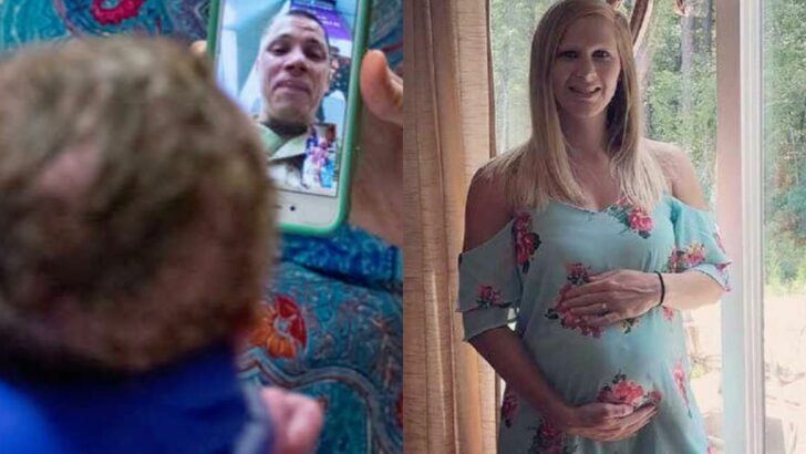 Stop Right There! Wife Goes Into Labor As Military Husband Rushes Through AirportBaby Arrives Just As He’s Boarding the Plane Home