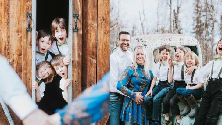 “Will You Marry Me?”: Widowed Dad and His 4 Sons Deliver Tearjerking Proposal to  Future Stepmom in Fairytale Family Moment