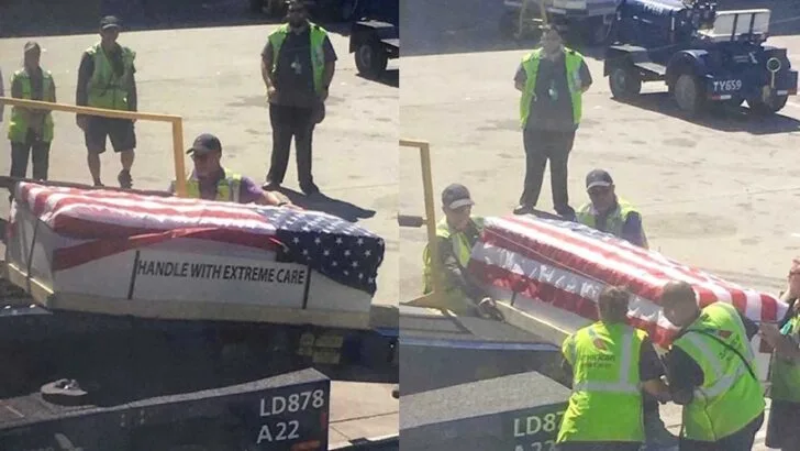 Passenger’s Flight Turns Into Tribute as Fallen Soldier Returns Home: July 4th Flight Honors Ultimate Sacrifice With Emotional Silence and Tears