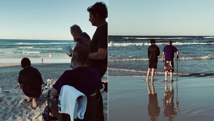 “He Only Had Days to Live”: Man Takes Terminally Ill Friend on One Final Beach Adventure Before Goodbye