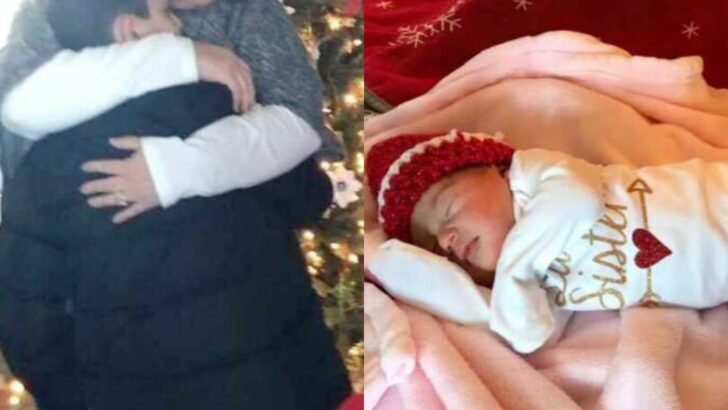 10-Year-Old Surprised With Adopted Baby Sister on Christmas