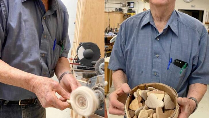 Elderly Man Creates Thousands of Pocket-Sized Hearts to Spread Joy