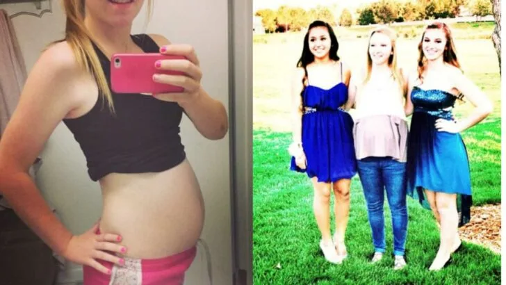 I’m pregnant, trembled out of my mouth. I was 16. My mom looked at me with shame, told me to move out