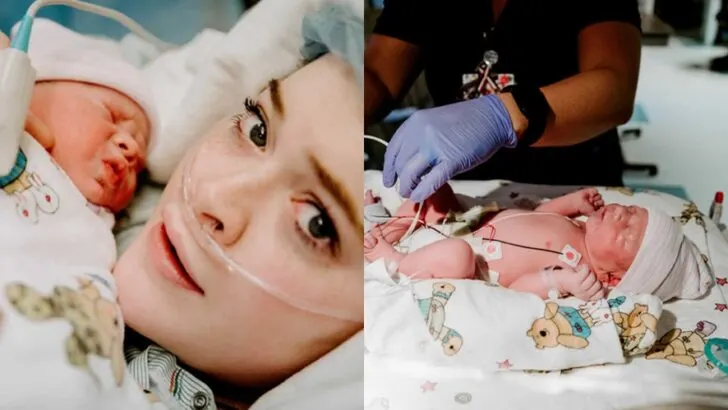 Marine Steps In During Friend’s Emergency C-Section, Comforts Scared Mom, Cuts the Cord, and Captures Baby’s First Moments