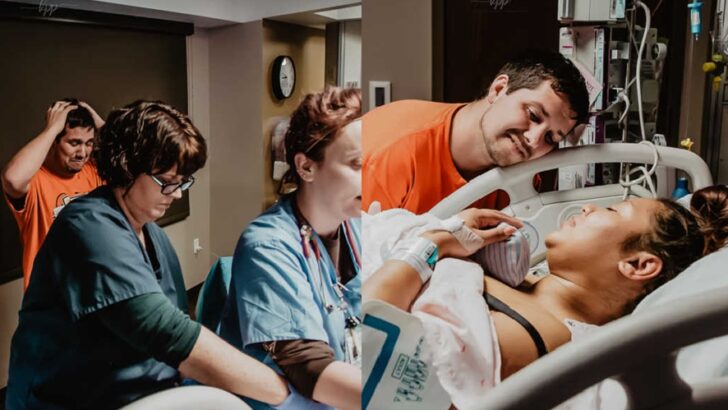 Husband Breaks Down in Tears—Not for His Newborn, But Seeing His Wife Smile After 10 Months of Pregnancy Hell