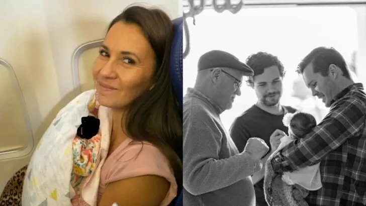 On our flight home with our newly adopted baby strangers filled the cabin with kindness and heartfelt notes