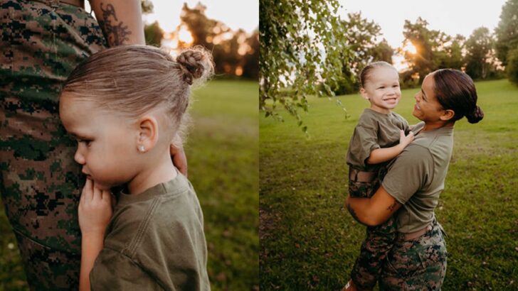 Marine Mom Chooses Family Over Uniform: After Growing Up Without Parents, She Leaves the Corps to Be Fully Present for Her Daughter