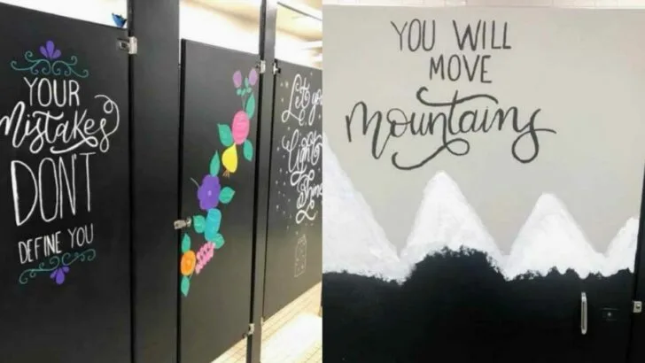 Parents Paint Motivational Art in 5th Grade Bathrooms to Spread Kindness After Florida Shooting