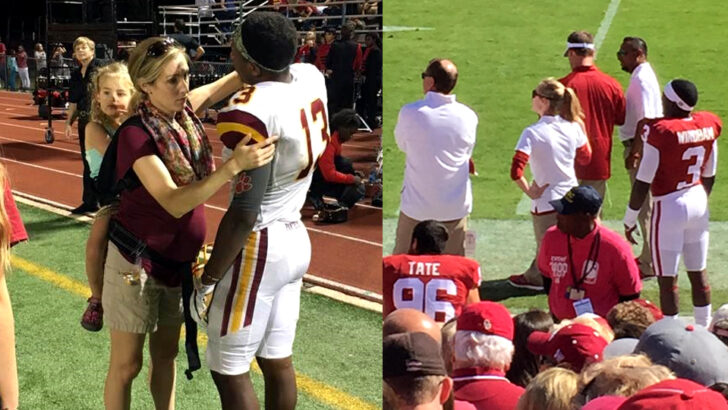 Pregnant Doctor Covers High School Football Game Solo, Inspires Moms Everywhere