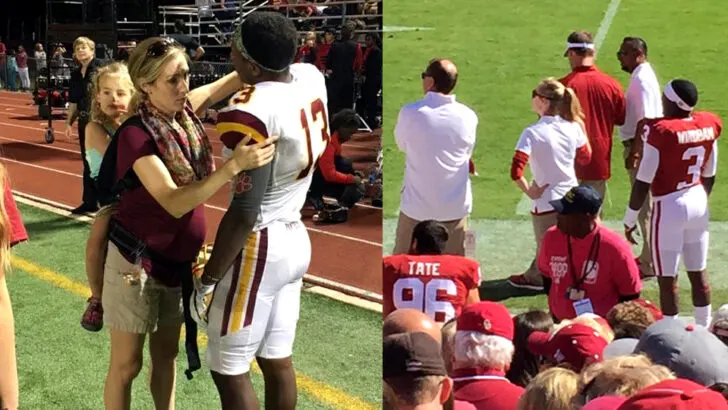 Pregnant Doctor Covers High School Football Game Solo, Inspires Moms Everywhere