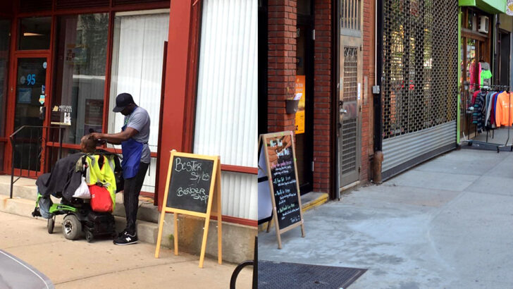 Kind Barber Goes Extra Mile to Give Man in Wheelchair a Fresh Haircut