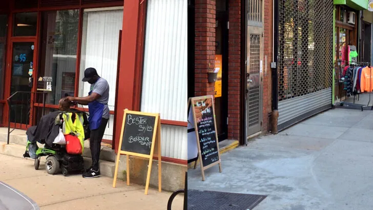 Kind Barber Goes Extra Mile to Give Man in Wheelchair a Fresh Haircut