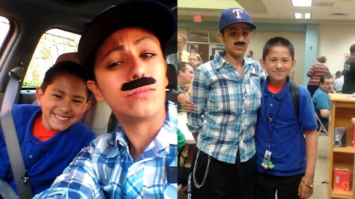 Mom Steps In for ‘Donuts With Dad’ — ‘I’ll Do Whatever It Takes to Make Him Smile’