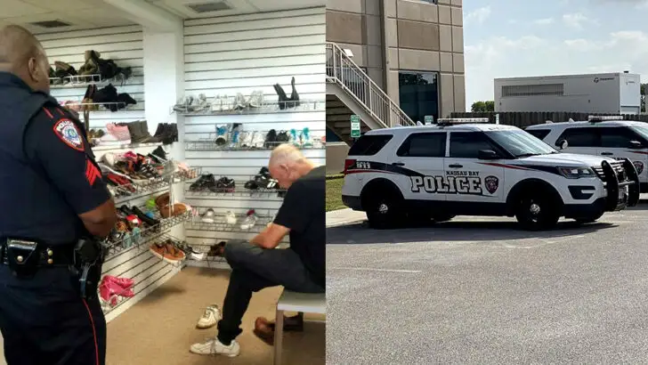 Sgt. Sharp Buys New Shoes for Homeless Vet After Welfare Check: “No One Should Walk Alone in the Rain”