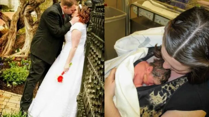 Couple welcomes miracle baby two weeks late, celebrating unexpected joy after open adoption journey