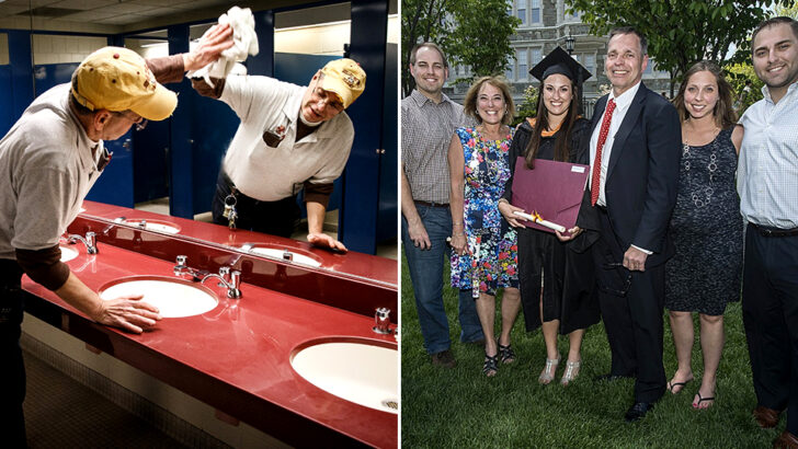 Custodian’s Dedication Sends All Five Kids to College, Saving Family $700K