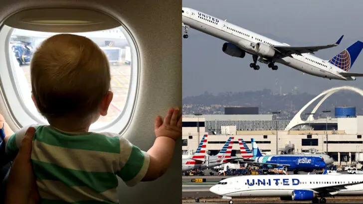 Kind Stranger Swaps Seats to Comfort Exhausted Mom Wrestling Sleeping Baby Mid-Flight