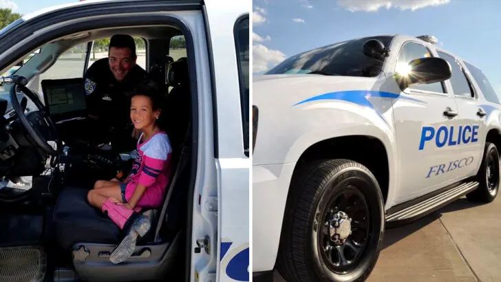 Officer Comforts Frightened Girl During Traffic Stop, Turning Her Fear Into Trust With a Sticker and a Smile