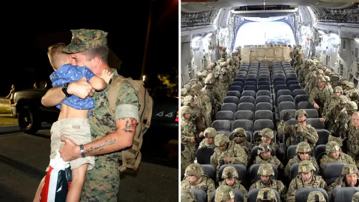 Man Returns From a 6 Month Deployment and Shares Emotional First Hug With His 4-Year-Old Son
